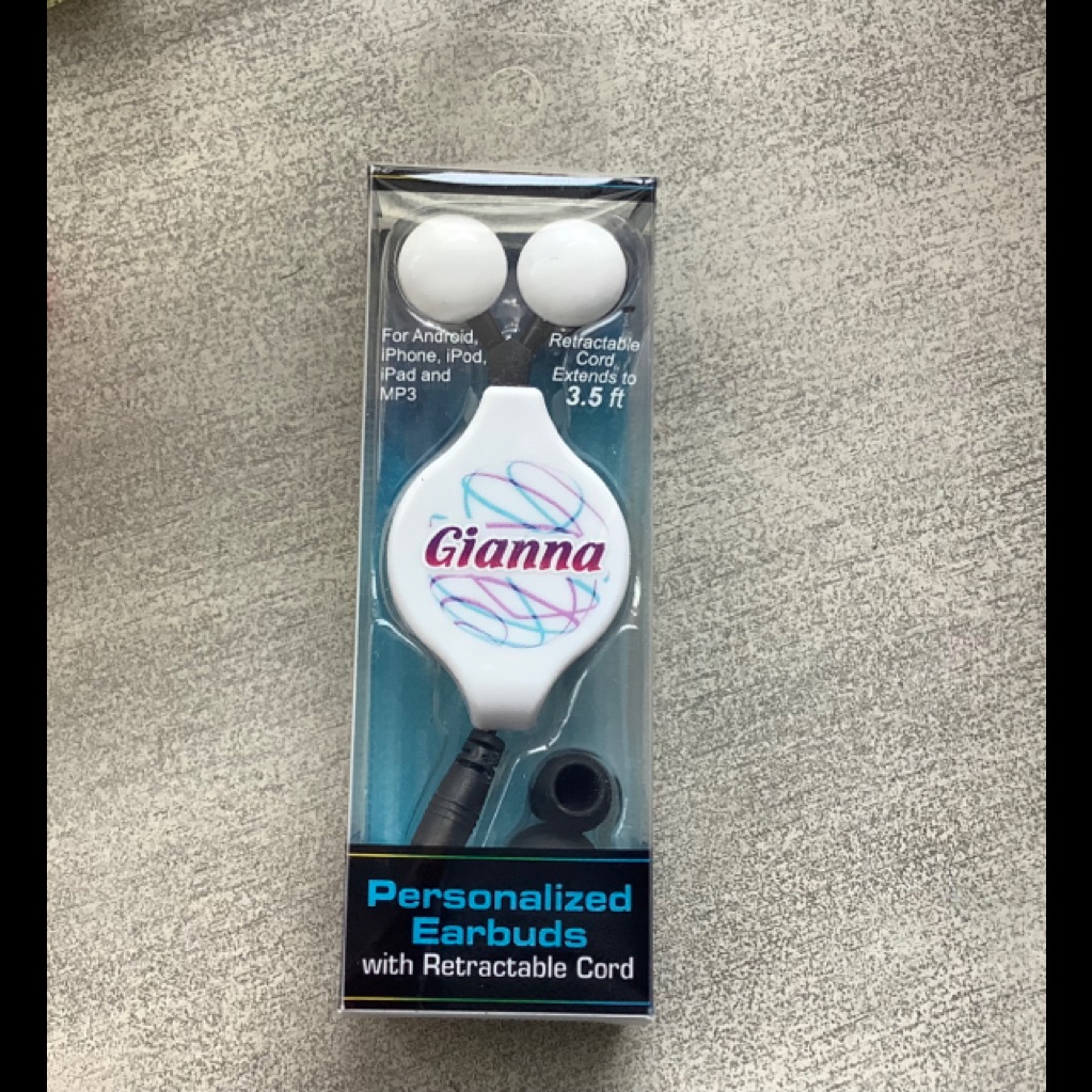Personalized Earbuds Gianna